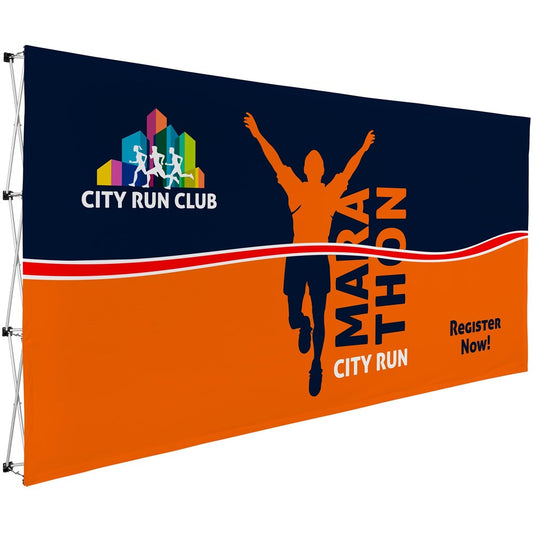Straight Banner Wall 4.45m x 2.25m
