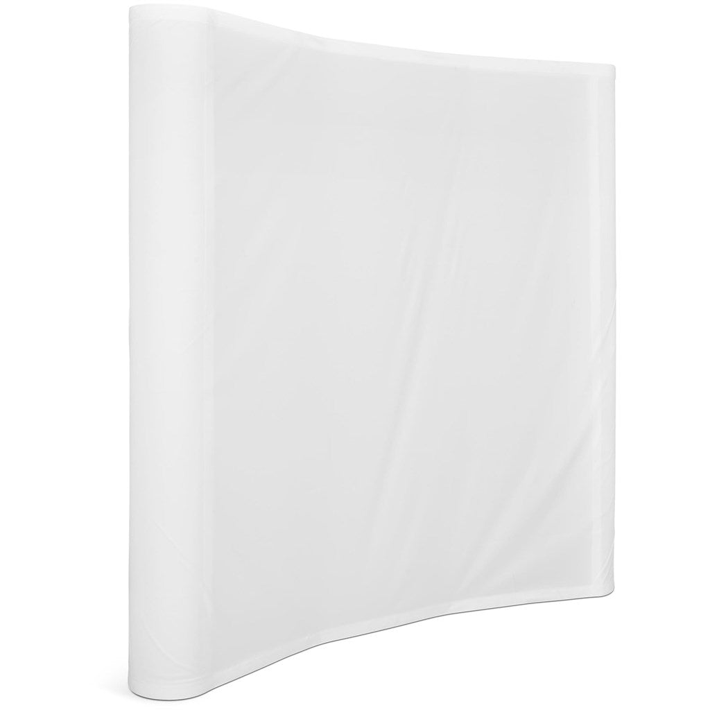Curved Banner Wall with Wings 2.15m x 2.25m
