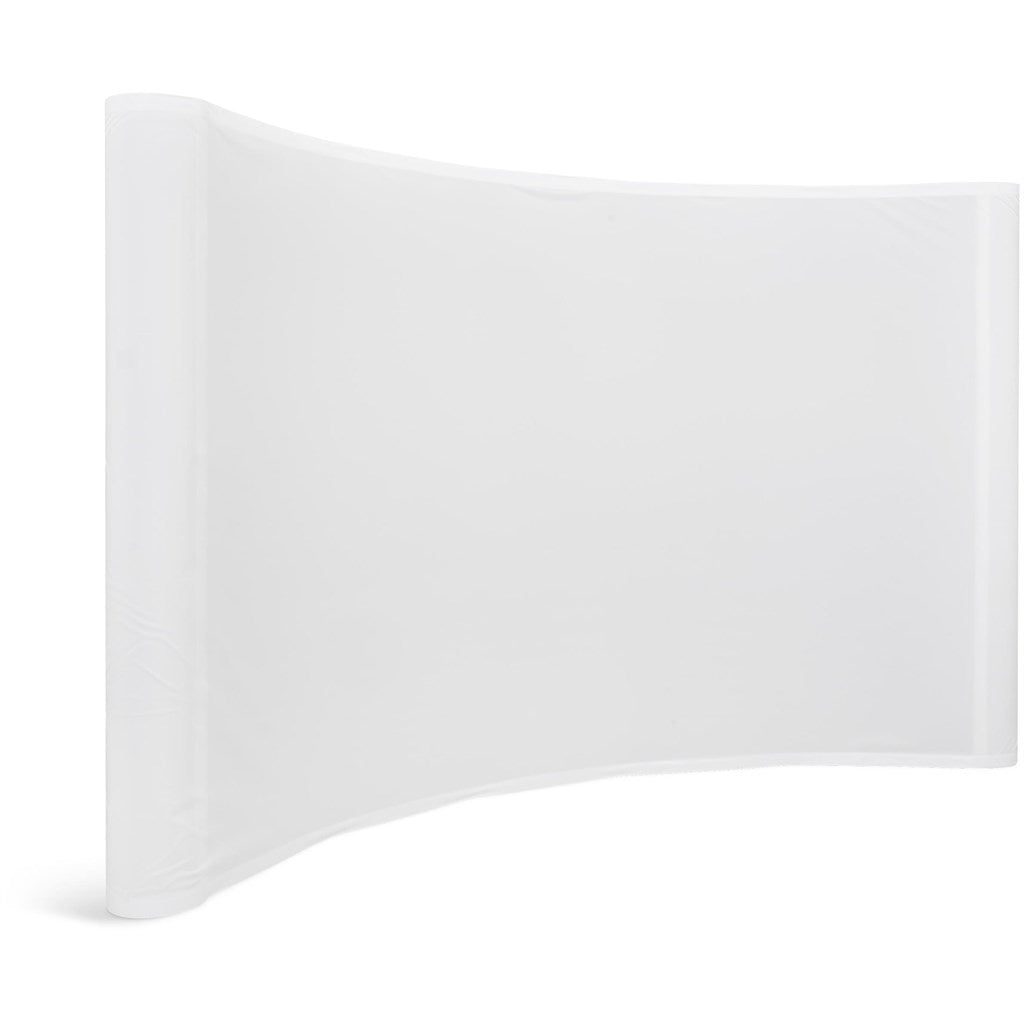 Curved Banner Wall with Wings 3.5m x 2.25m