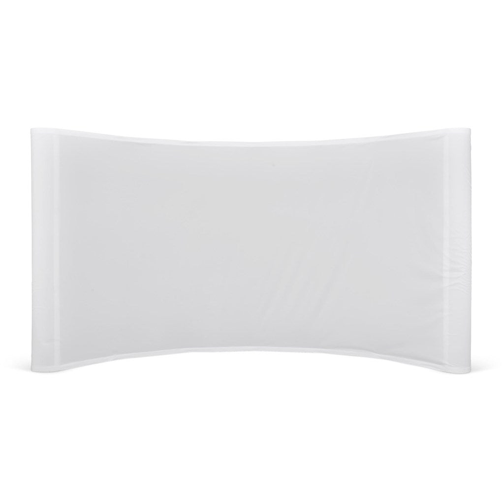 Curved Banner Wall with Wings 4.2m x 2.25m
