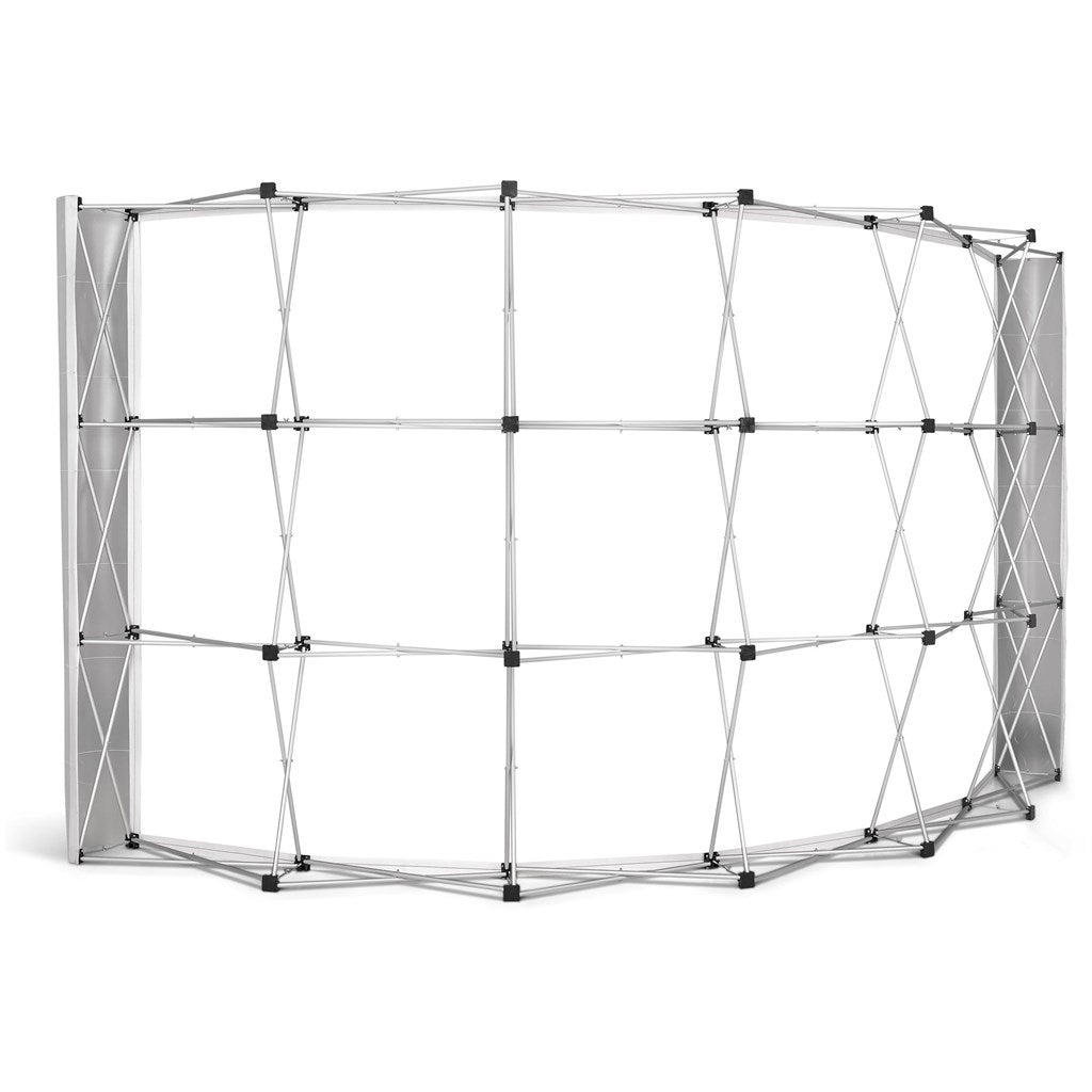 Curved Banner Wall with Wings 4.2m x 2.25m