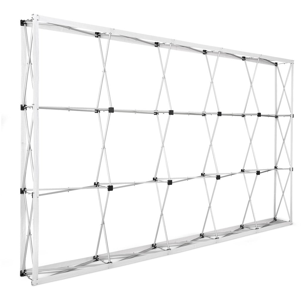 Double-Sided Straight Banner Wall 3.7m x 2.25m