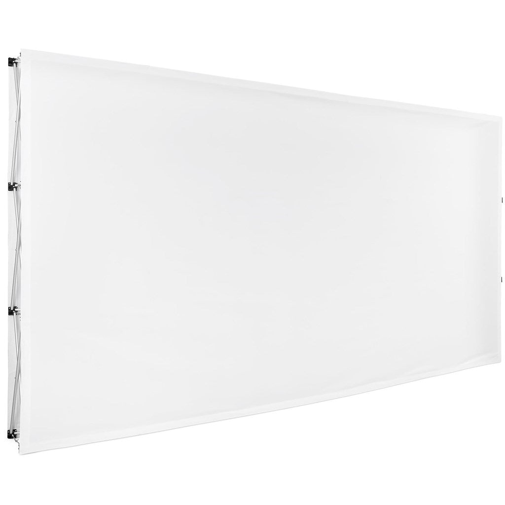 Double-Sided Straight Banner Wall 4.45m x 2.25m