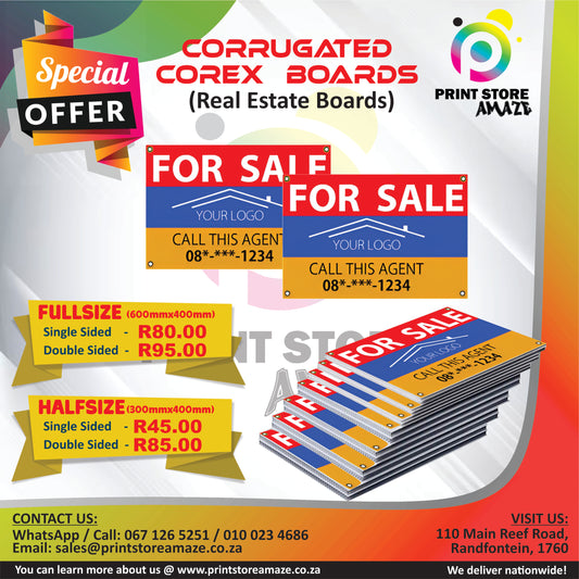 Corrugated Correx Boards