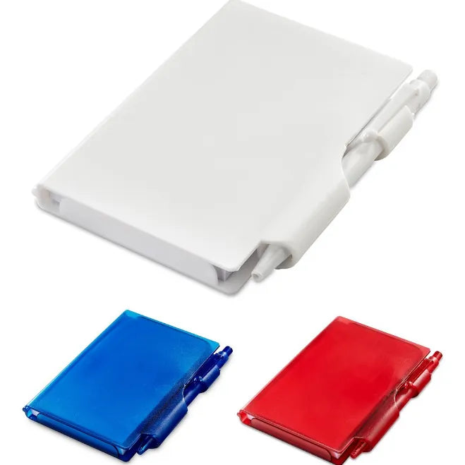 Notebook and Pen in Plastic Case