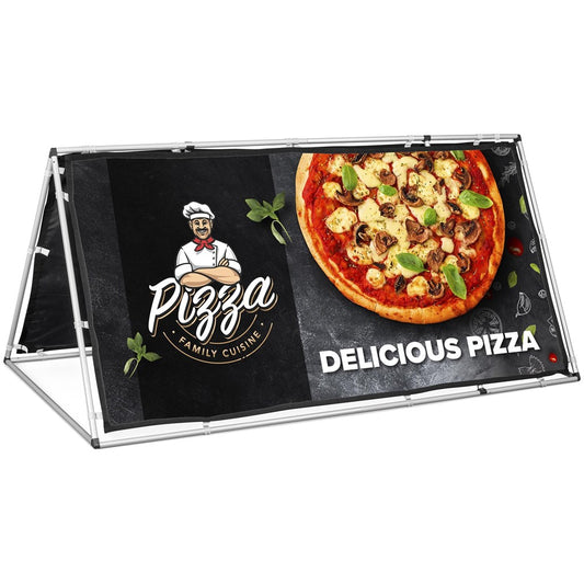 A-Frame with PVC Print 2m x 1m